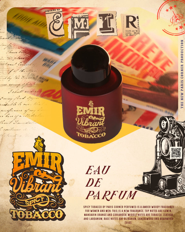 VIBRANT SPICY TOBACCO EMIR - Spicy Fragrance for Men